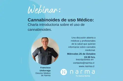 Webinar: Charla introductoria en el uso de cannabinoides en salud